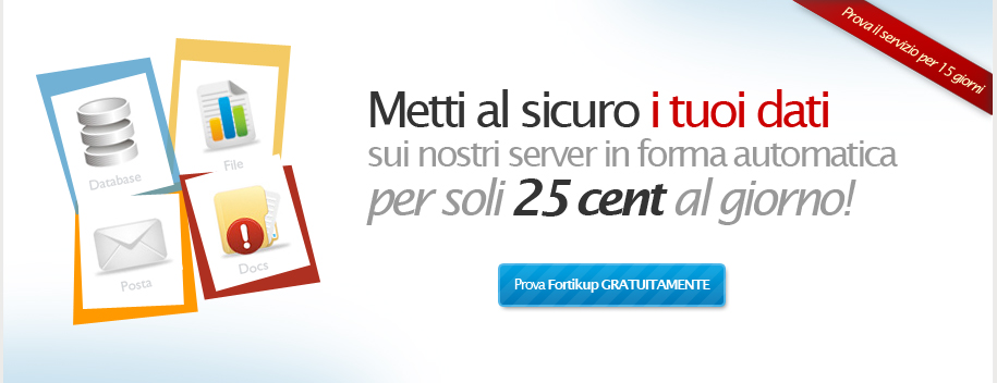 Fortikup - Metti al sicuro i tuoi dati!